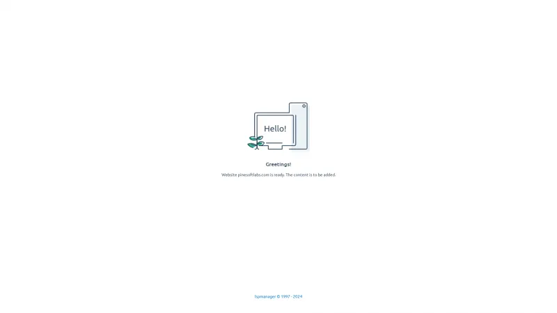 Homepage of pinesoftlabs