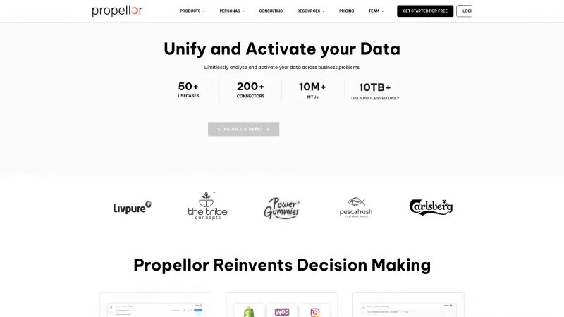 Homepage of propellor