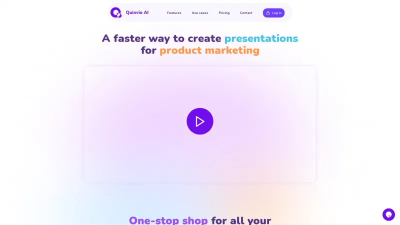 Homepage of quinv