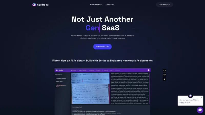 Homepage of scribo