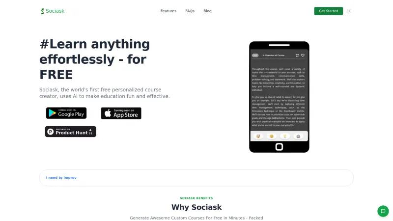 Homepage of sociask