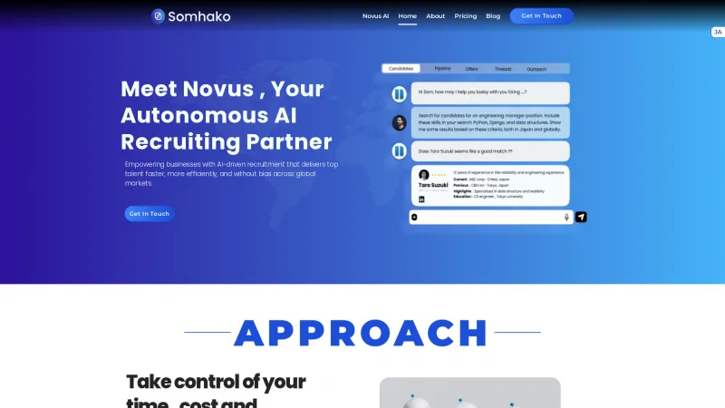 Homepage of somhako