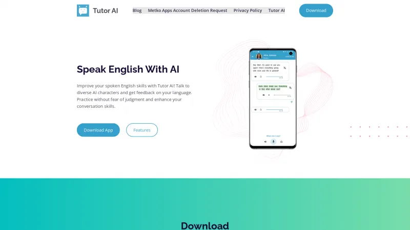 Homepage of speakenglishwithai