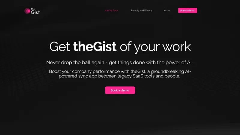 Homepage of thegist