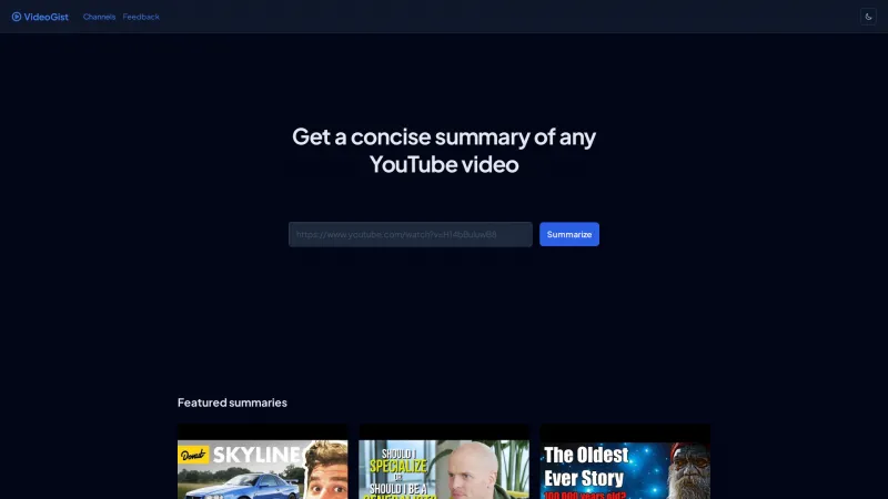 Homepage of videogist