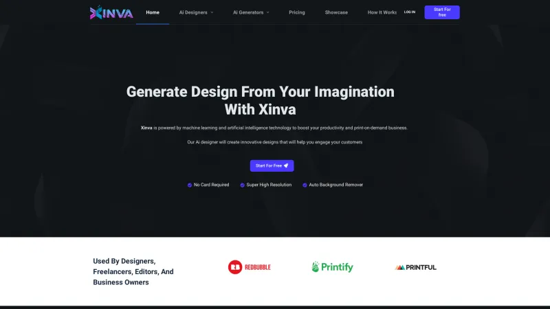 Homepage of xinva