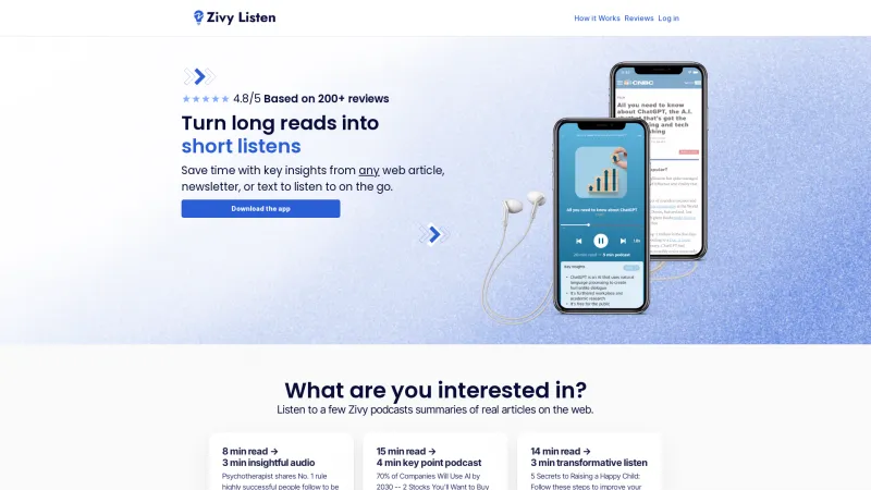 Homepage of zivylabs