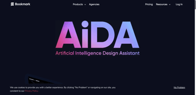 Screenshot main page Aida
