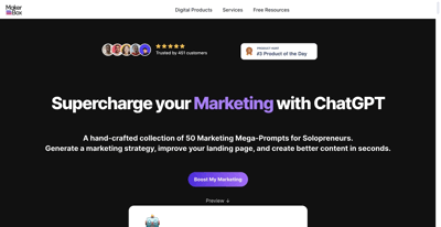Screenshot Marketing Mega Prompts