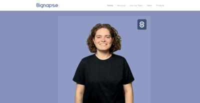 Screenshot main page Signapse