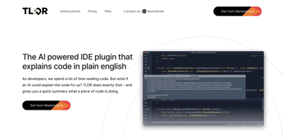 Screenshot main page Jetbrains Ide Plugin