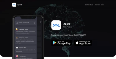 Screenshot main page Xpert Dver